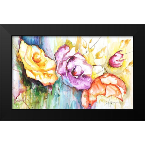 Preferidas III Black Modern Wood Framed Art Print by Herrera, Leticia