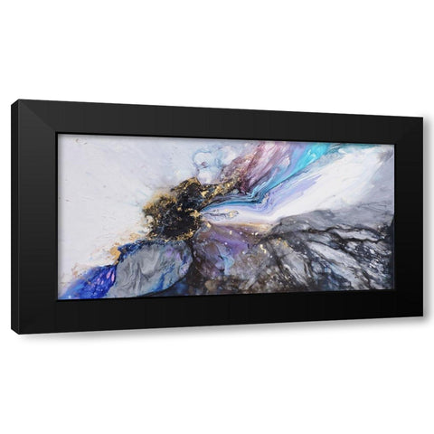 Luis Black Modern Wood Framed Art Print by Herrara, Leticia