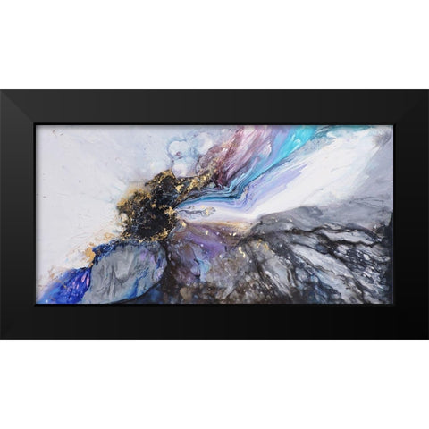 Luis Black Modern Wood Framed Art Print by Herrara, Leticia