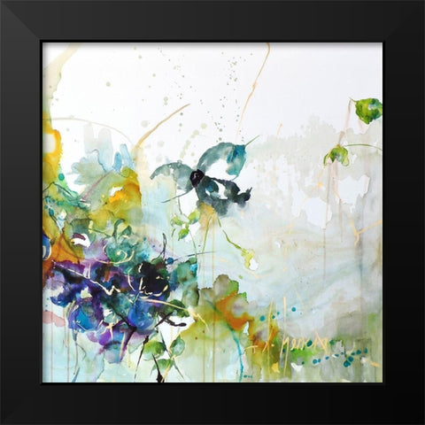 Me Encanta II Black Modern Wood Framed Art Print by Herrera, Leticia