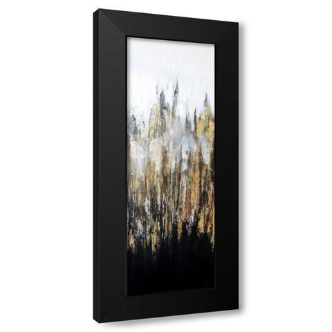 Metalico II Black Modern Wood Framed Art Print with Double Matting by Herrera, Leticia