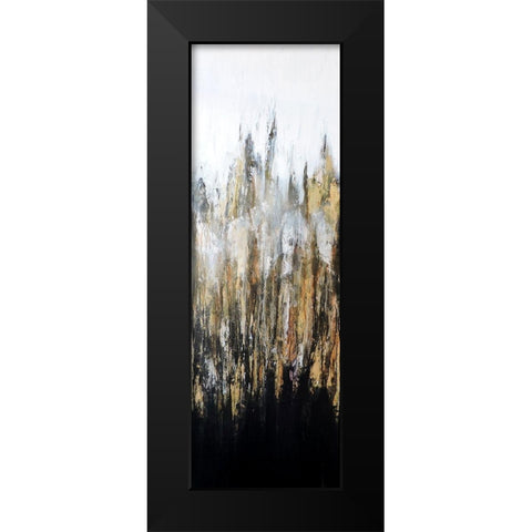 Metalico II Black Modern Wood Framed Art Print by Herrera, Leticia