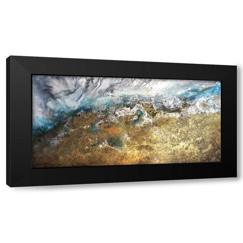Metalicos y Texturas II Black Modern Wood Framed Art Print with Double Matting by Herrera, Leticia