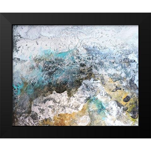 Metalicos y Texturas IV Black Modern Wood Framed Art Print by Herrera, Leticia