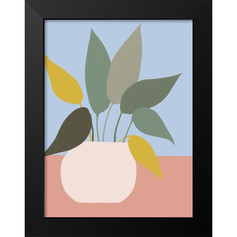 Ordinary Houseplant III Black Modern Wood Framed Art Print by Moore, Regina