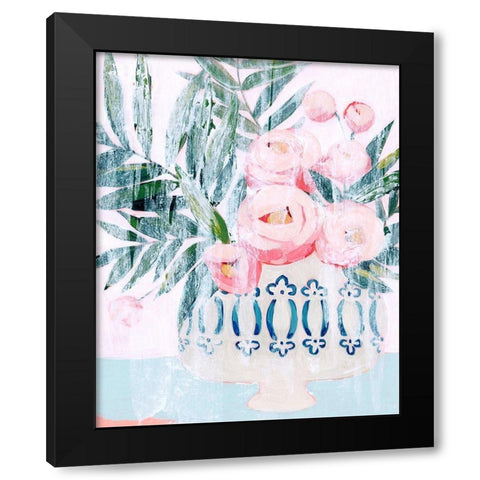 Bleached Bouquet II Black Modern Wood Framed Art Print with Double Matting by Popp, Grace