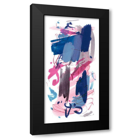 Wild as the Wind IV Black Modern Wood Framed Art Print with Double Matting by Wang, Melissa