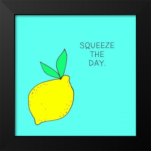 Lets Get Punny II Black Modern Wood Framed Art Print by Sizemore, Natalie