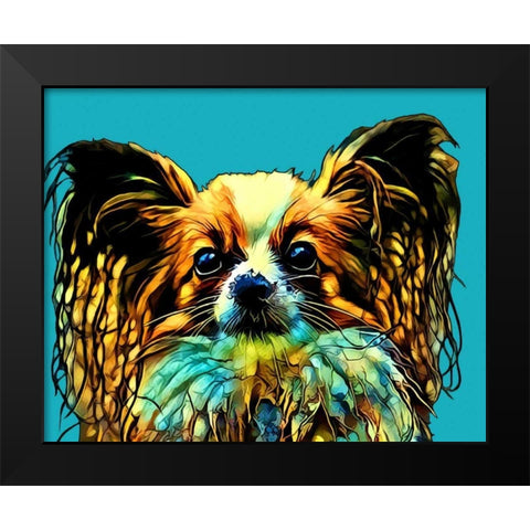 Pop Dog VI Black Modern Wood Framed Art Print by Curinga, Kim