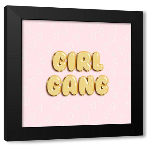 Pal-entine I Black Modern Wood Framed Art Print by Popp, Grace