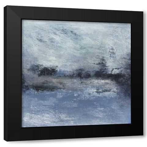 Obscure I Black Modern Wood Framed Art Print with Double Matting by Gordon, Sharon
