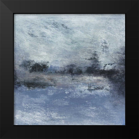 Obscure I Black Modern Wood Framed Art Print by Gordon, Sharon