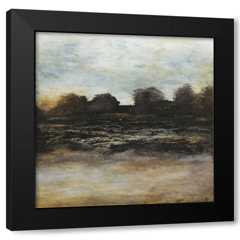 Cadence III Black Modern Wood Framed Art Print by Gordon, Sharon