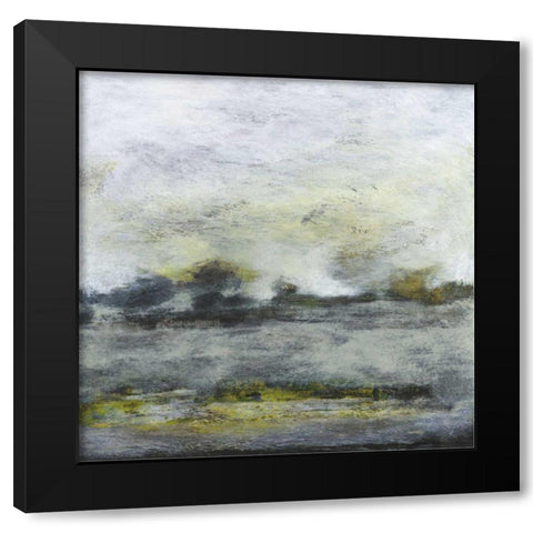 Cadence V Black Modern Wood Framed Art Print with Double Matting by Gordon, Sharon