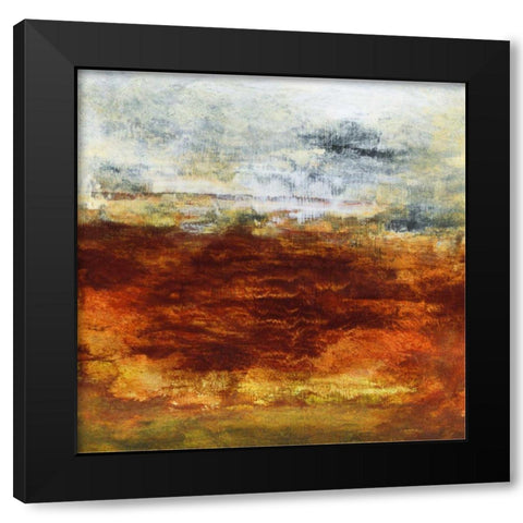 Cadence VI Black Modern Wood Framed Art Print by Gordon, Sharon