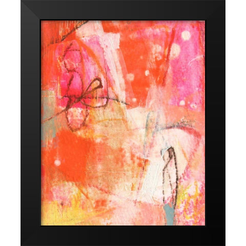Bright One Black Modern Wood Framed Art Print by Jachimiec, Sue