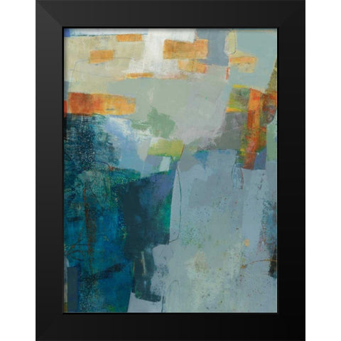 Ais Black Modern Wood Framed Art Print by Jachimiec, Sue