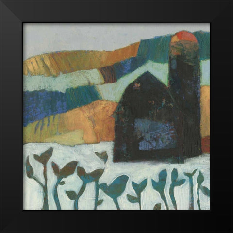 Wyandotte Barn I Black Modern Wood Framed Art Print by Jachimiec, Sue