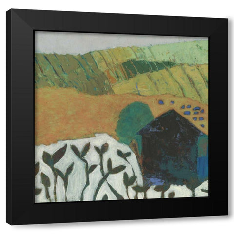 Wyandotte Barn II Black Modern Wood Framed Art Print by Jachimiec, Sue