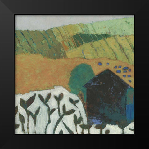Wyandotte Barn II Black Modern Wood Framed Art Print by Jachimiec, Sue