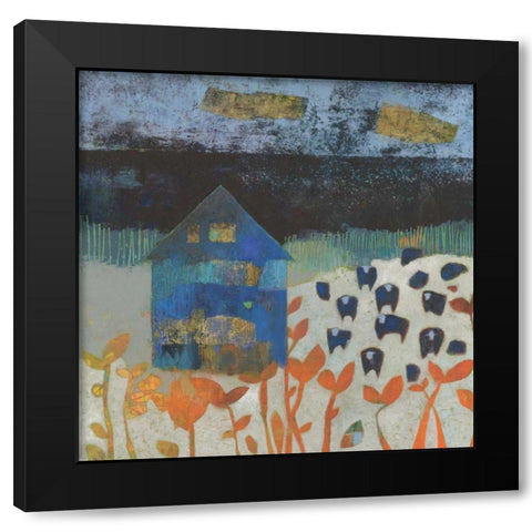 Wyandotte Barn III Black Modern Wood Framed Art Print by Jachimiec, Sue