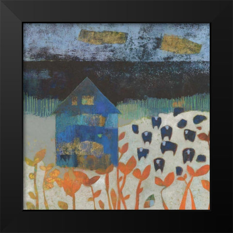 Wyandotte Barn III Black Modern Wood Framed Art Print by Jachimiec, Sue