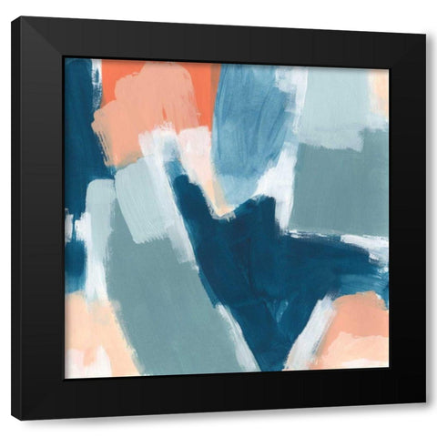 Post Haste II Black Modern Wood Framed Art Print with Double Matting by Vess, June Erica