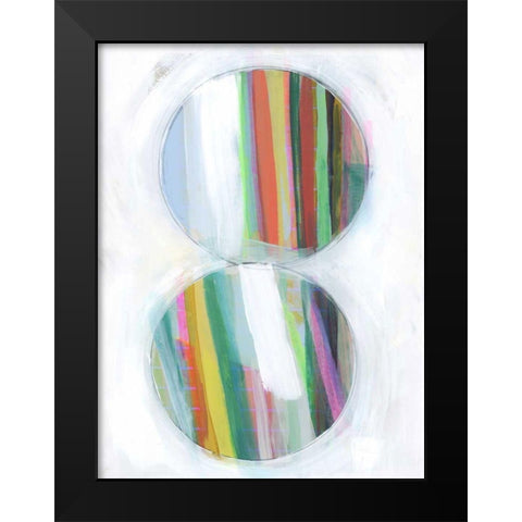 Art in Whites III Black Modern Wood Framed Art Print by Bellissimo Art