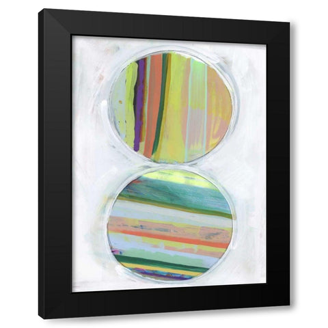 Art in Whites IV Black Modern Wood Framed Art Print by Bellissimo Art