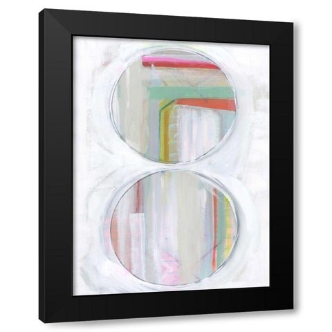 Art in Whites V Black Modern Wood Framed Art Print by Bellissimo Art