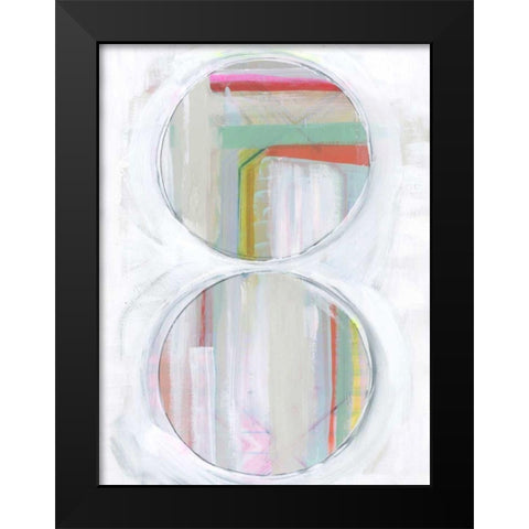Art in Whites V Black Modern Wood Framed Art Print by Bellissimo Art