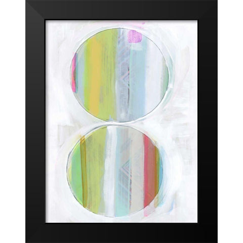 Art in Whites VII Black Modern Wood Framed Art Print by Bellissimo Art
