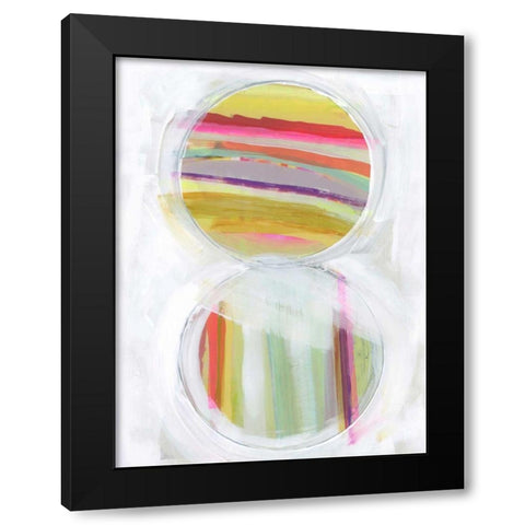 Art in Whites VIII Black Modern Wood Framed Art Print with Double Matting by Bellissimo Art