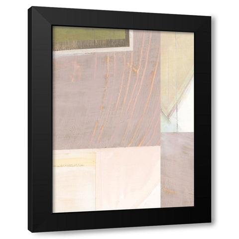 Pastel Bisects I Black Modern Wood Framed Art Print by Bellissimo Art