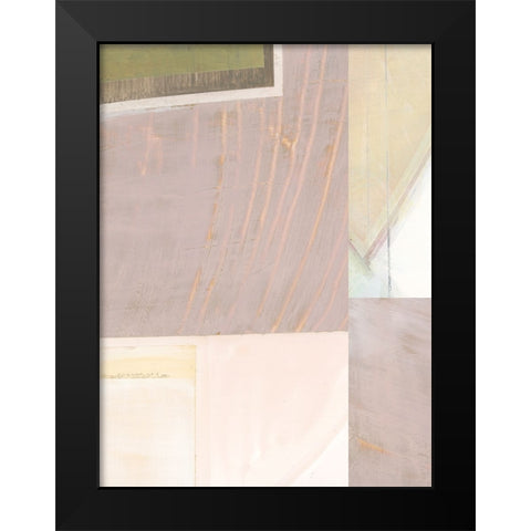 Pastel Bisects I Black Modern Wood Framed Art Print by Bellissimo Art