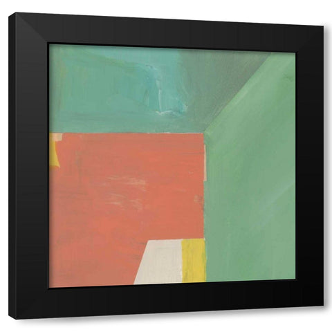 Pink Crop III Black Modern Wood Framed Art Print by Bellissimo Art