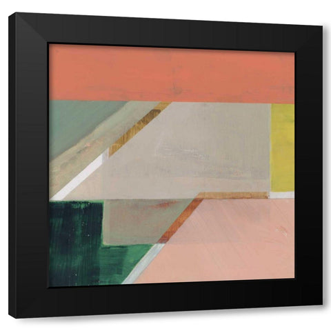 Pink Crop IV Black Modern Wood Framed Art Print with Double Matting by Bellissimo Art