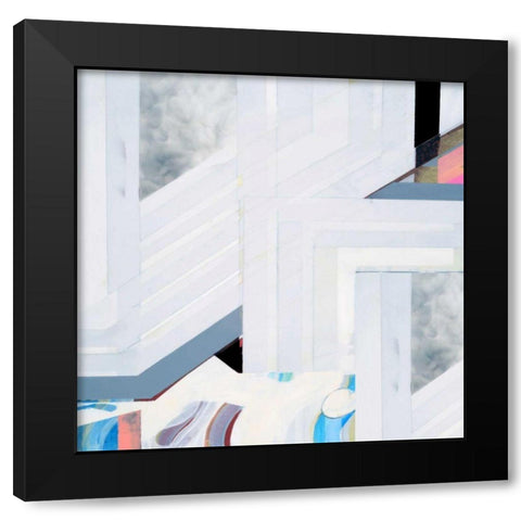 Smoking II Black Modern Wood Framed Art Print by Bellissimo Art