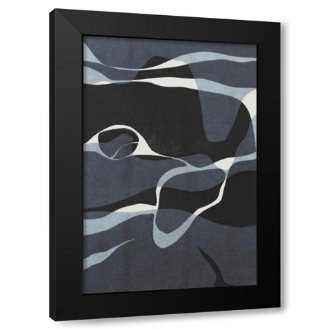 Naiad I Black Modern Wood Framed Art Print by Delamater, Rob