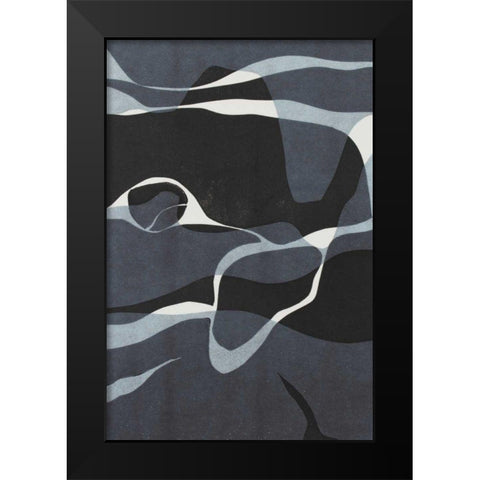 Naiad I Black Modern Wood Framed Art Print by Delamater, Rob