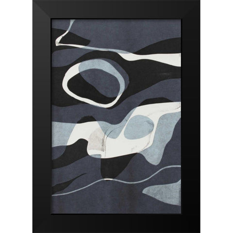 Naiad II Black Modern Wood Framed Art Print by Delamater, Rob