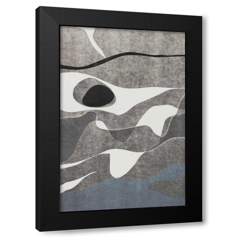 Naiad III Black Modern Wood Framed Art Print with Double Matting by Delamater, Rob