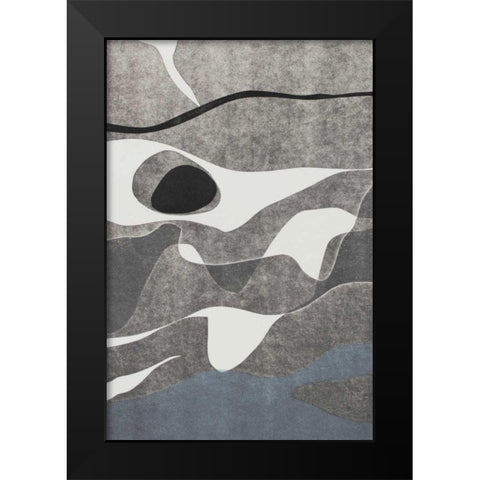 Naiad III Black Modern Wood Framed Art Print by Delamater, Rob