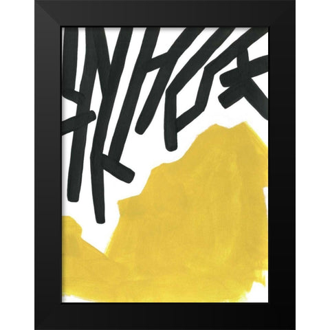 Color Block Maze III Black Modern Wood Framed Art Print by Vess, June Erica