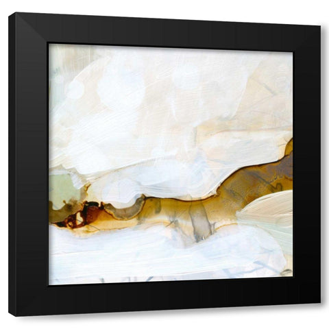 Brume II Black Modern Wood Framed Art Print with Double Matting by Borges, Victoria