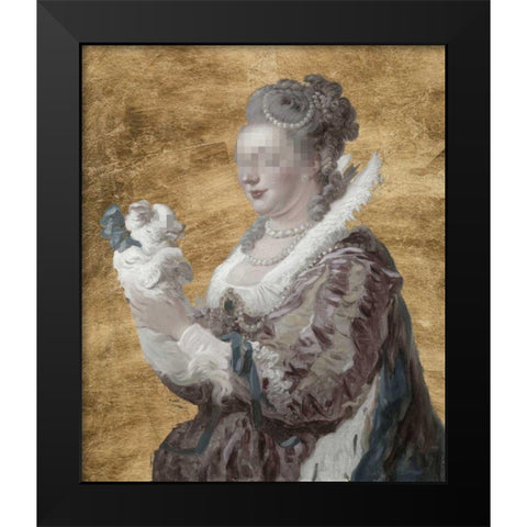 Masked Master I Black Modern Wood Framed Art Print by Studio W