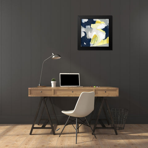 Totality II Black Modern Wood Framed Art Print by Vess, June Erica