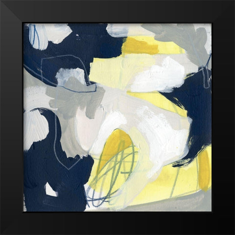 Totality II Black Modern Wood Framed Art Print by Vess, June Erica