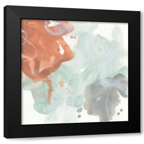 Clay Mist I Black Modern Wood Framed Art Print with Double Matting by Vess, June Erica