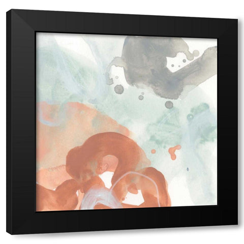 Clay Mist IV Black Modern Wood Framed Art Print with Double Matting by Vess, June Erica
